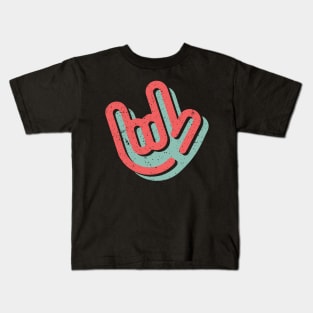 I Love You - Deaf Sign Language Hand Kids T-Shirt